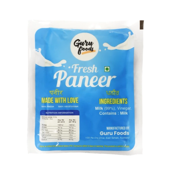 Guru Fresh Paneer pack