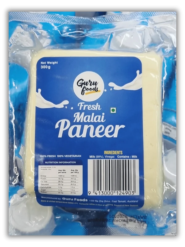 Guru Fresh Malai Paneer sealed pack